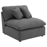 Hobson Charcoal 4-piece Upholstered Modular Sectional Sofa by Coaster at Eve Furniture