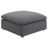 Hobson Charcoal 5-Piece Upholstered Modular Sectional and Ottoman by Coaster at Eve Furniture
