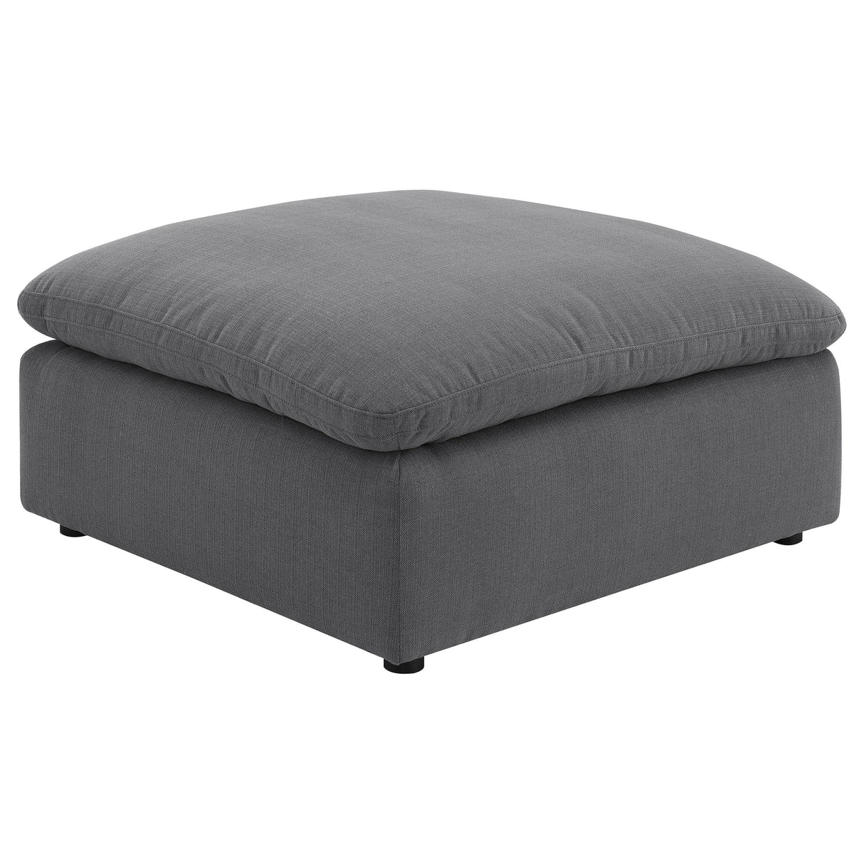 Hobson Charcoal 5-Piece Upholstered Modular Sectional and Ottoman by Coaster at Eve Furniture
