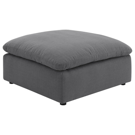 Hobson Charcoal 5-Piece Upholstered Modular Sectional and Ottoman by Coaster at Eve Furniture