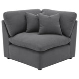 Hobson Charcoal 5-piece Upholstered Modular Sectional Sofa by Coaster at Eve Furniture