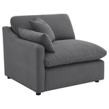 Hobson Charcoal 5-piece Upholstered Modular Sectional Sofa by Coaster at Eve Furniture