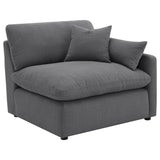 Hobson Charcoal 6-piece Upholstered Modular Sectional Sofa by Coaster at Eve Furniture