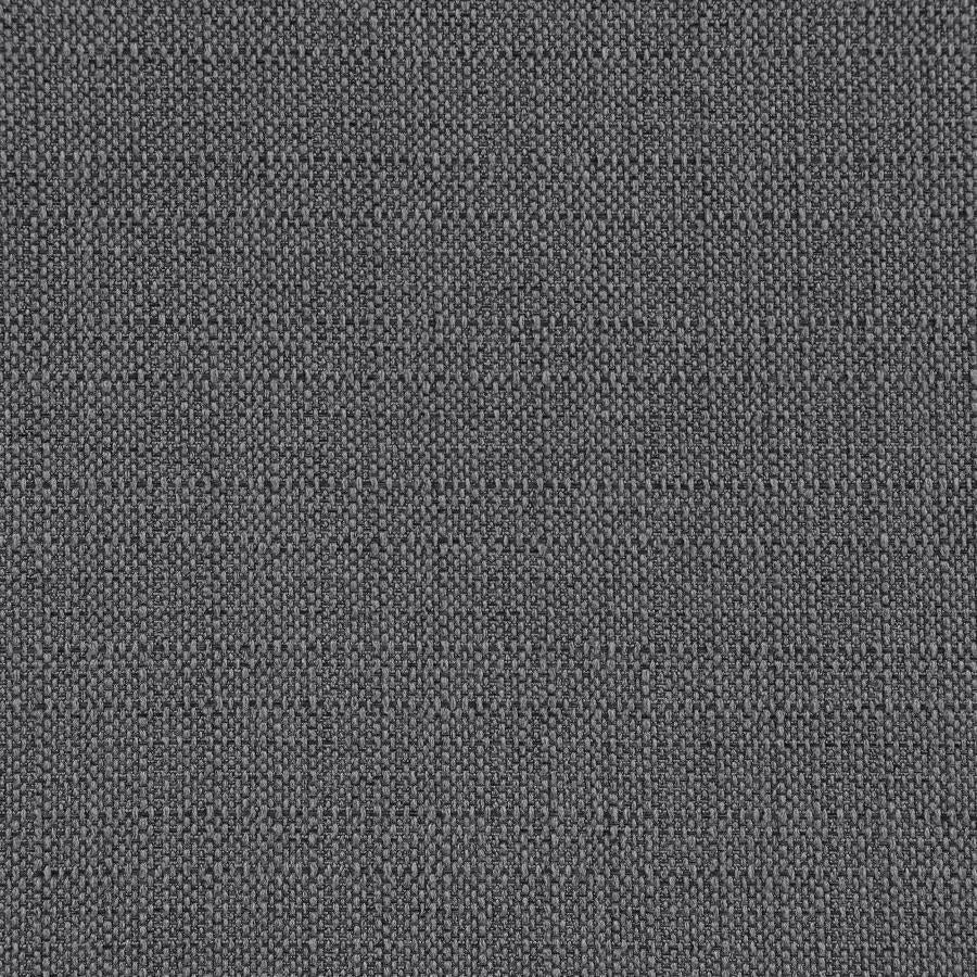 Hobson Charcoal Square Upholstered Ottoman