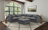 Hobson Charcoal Upholstered Armless Chair by Coaster at Eve Furniture