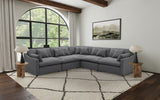 Hobson Charcoal Upholstered Armless Chair by Coaster at Eve Furniture