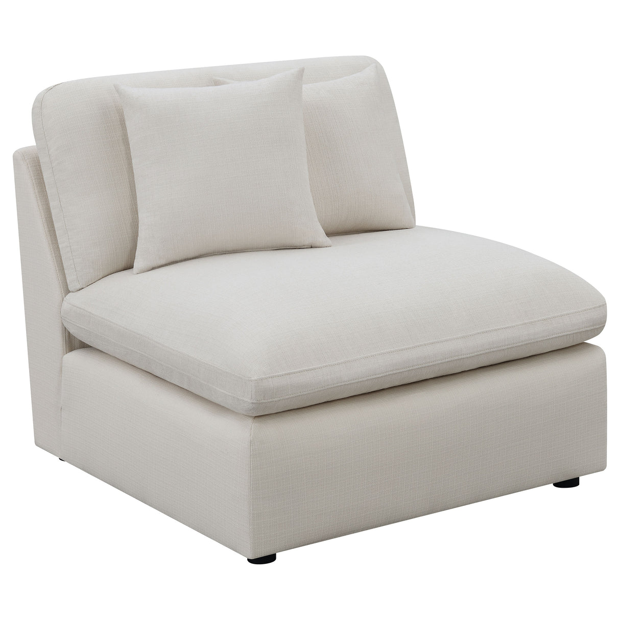 Hobson Ivory 4-piece Upholstered Modular Sectional Sofa by Coaster at Eve Furniture