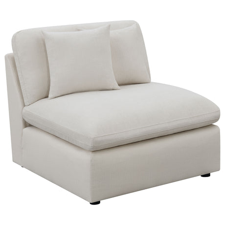 Hobson Ivory 4-piece Upholstered Modular Sectional Sofa by Coaster at Eve Furniture