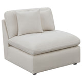 Hobson Ivory 5-piece Upholstered Modular Sectional Sofa by Coaster at Eve Furniture