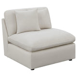 Hobson Ivory 6-Piece Upholstered Modular Sectional Sofa by Coaster at Eve Furniture