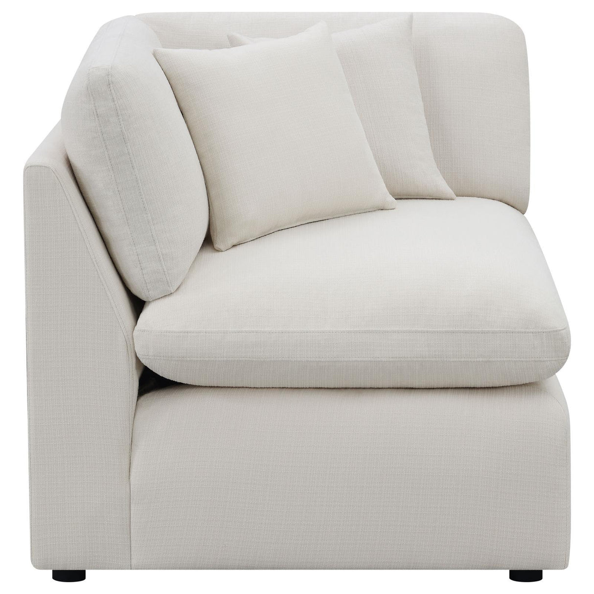 Hobson Ivory 6-Piece Upholstered Modular Sectional Sofa by Coaster at Eve Furniture