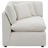 Hobson Ivory 6-Piece Upholstered Modular Sectional Sofa by Coaster at Eve Furniture