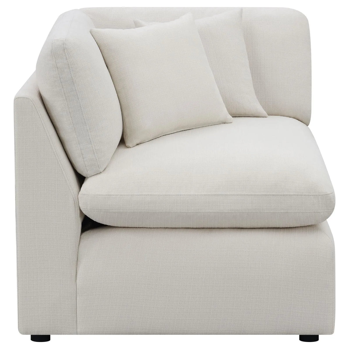 Hobson Ivory 6-Piece Upholstered Modular Sectional Sofa by Coaster at Eve Furniture
