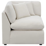 Hobson Ivory 6-Piece Upholstered Modular Sectional Sofa by Coaster at Eve Furniture