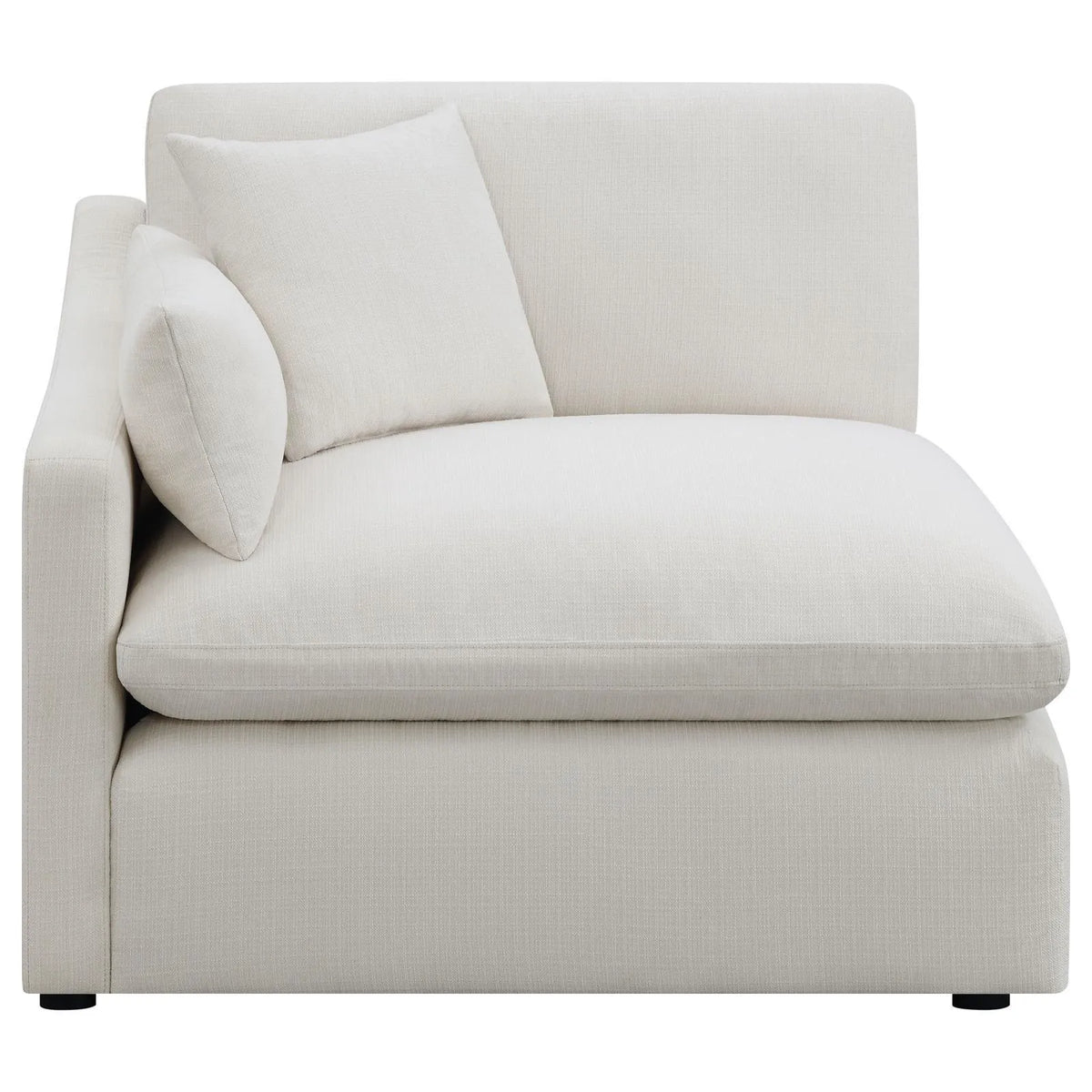 Hobson Ivory 6-Piece Upholstered Modular Sectional Sofa by Coaster at Eve Furniture