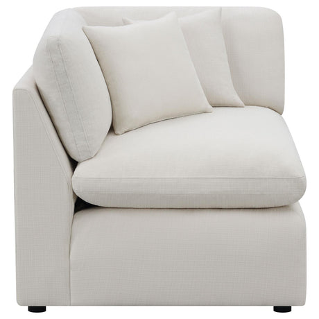 Hobson Ivory 6-Piece Upholstered Modular Sectional Sofa by Coaster at Eve Furniture