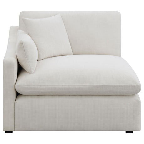Hobson Ivory 6-Piece Upholstered Modular Sectional Sofa by Coaster at Eve Furniture