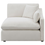 Hobson Ivory 6-Piece Upholstered Modular Sectional Sofa by Coaster at Eve Furniture