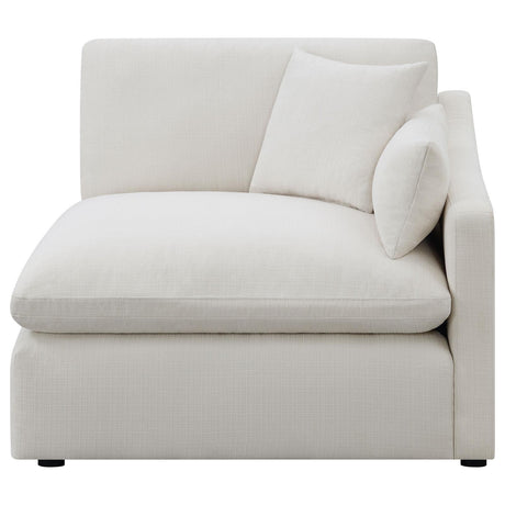 Hobson Ivory 6-Piece Upholstered Modular Sectional Sofa by Coaster at Eve Furniture