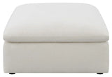 Hobson Off-White Cushion Seat Ottoman by Coaster at Eve Furniture