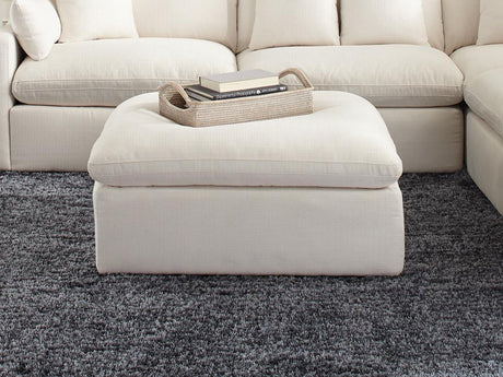 Hobson Off-White Cushion Seat Ottoman by Coaster at Eve Furniture