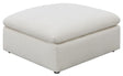 Hobson Off-White Cushion Seat Ottoman by Coaster at Eve Furniture