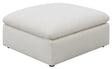 Hobson Off-White Cushion Seat Ottoman by Coaster at Eve Furniture