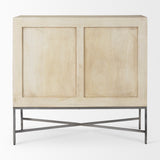 Hogarth 2 Door Blonde Wood Accent Cabinet by Mercana at Eve Furniture