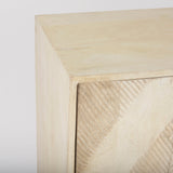 Hogarth 2 Door Blonde Wood Accent Cabinet by Mercana at Eve Furniture