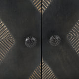 Hogarth 2 Door Dark Accent Cabinet by Mercana at Eve Furniture