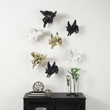 Hogbadi Set of 2 Black Flying Pigs by Mercana at Eve Furniture