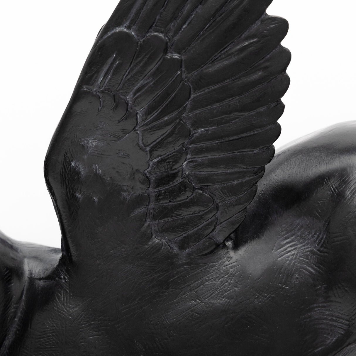 Hogbadi Set of 2 Black Flying Pigs by Mercana at Eve Furniture