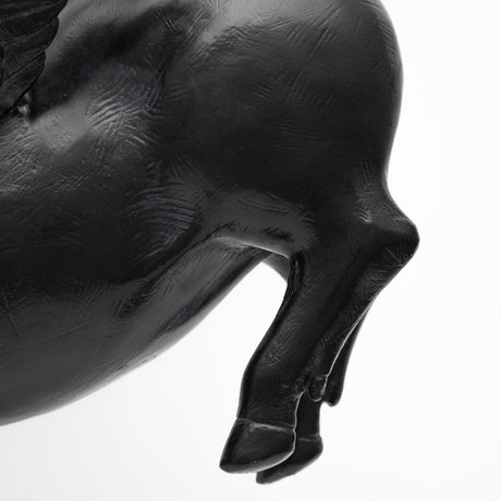 Hogbadi Set of 2 Black Flying Pigs by Mercana at Eve Furniture