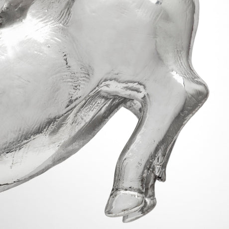 Hogbadi Set of 2 Silver Flying Pigs by Mercana at Eve Furniture