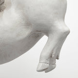 Hogbadi Set of 2 White Flying Pigs by Mercana at Eve Furniture