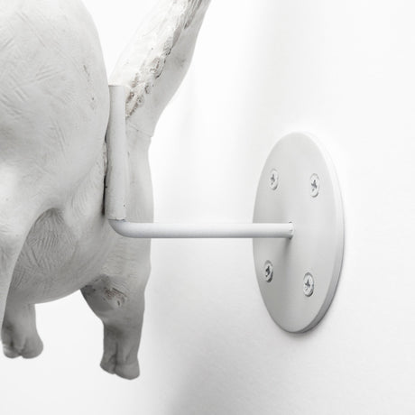Hogbadi Set of 2 White Flying Pigs by Mercana at Eve Furniture