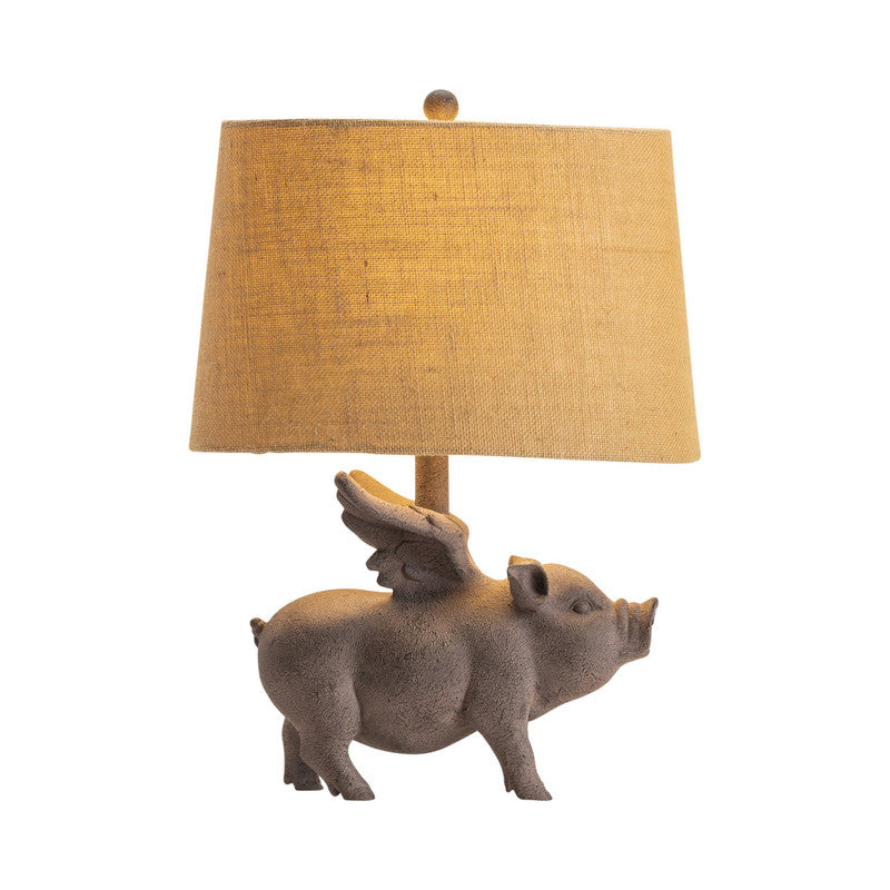 Hogs Fly Grey Table Lamp (Set of 2) by Crestview at Eve Furniture