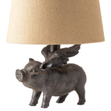 Hogs Fly Grey Table Lamp (Set of 2) by Crestview at Eve Furniture
