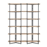 Holden Brown/Black Etagere by Crestview at Eve Furniture