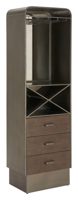 Hole Bronze Bar Cabinet by Zuomod at Eve Furniture