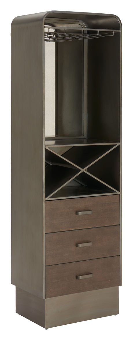 Hole Bronze Bar Cabinet by Zuomod at Eve Furniture