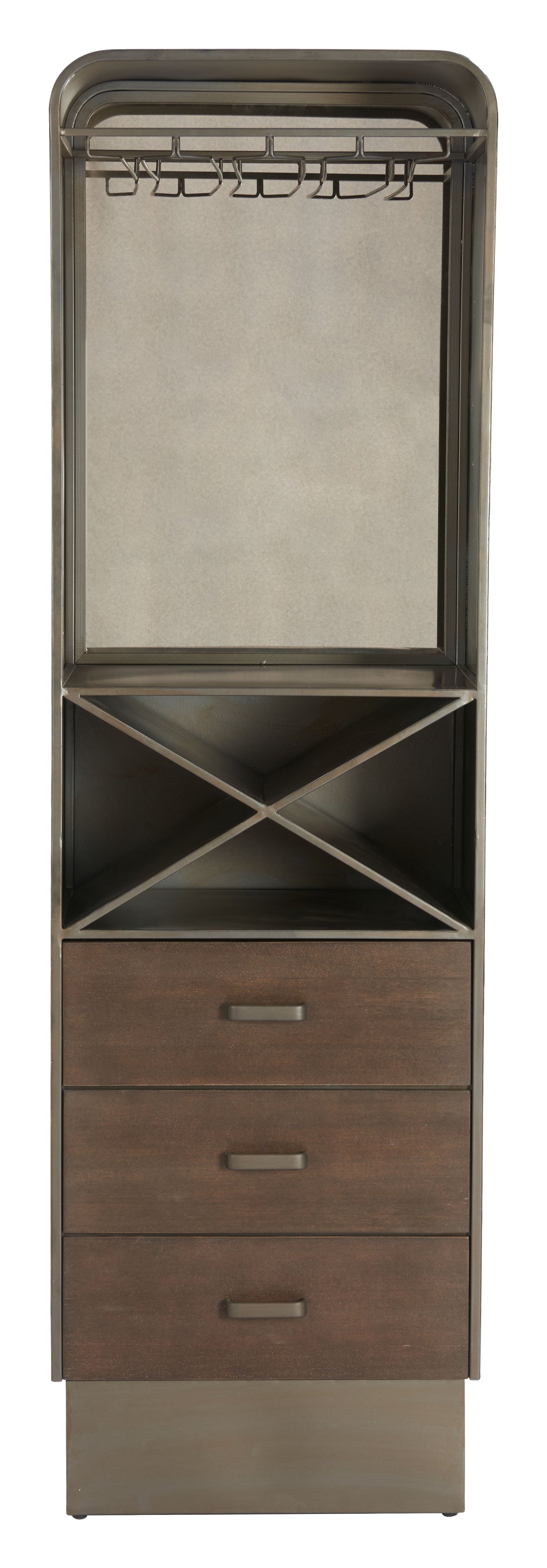 Hole Bronze Bar Cabinet by Zuomod at Eve Furniture
