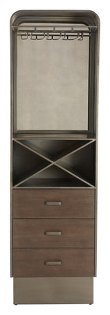 Hole Bronze Bar Cabinet by Zuomod at Eve Furniture