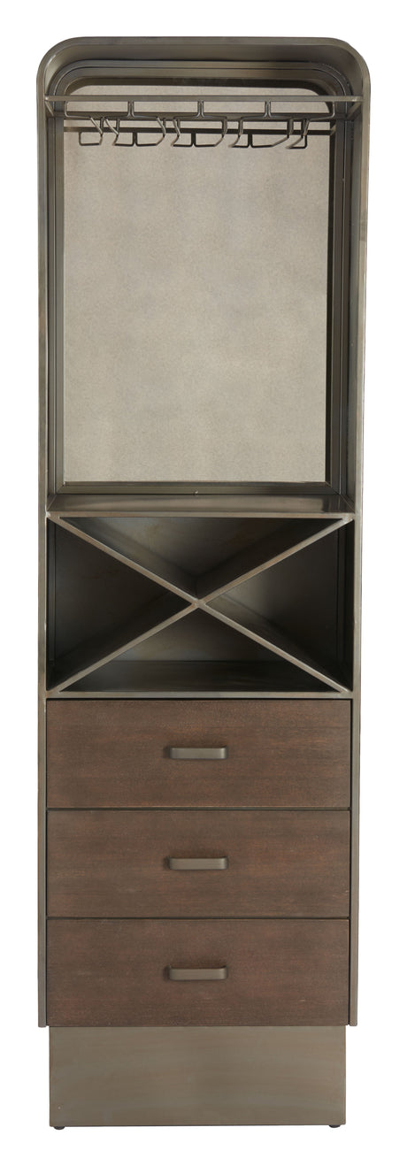 Hole Bronze Bar Cabinet by Zuomod at Eve Furniture