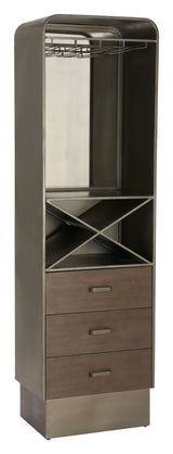 Hole Bronze Bar Cabinet by Zuomod at Eve Furniture