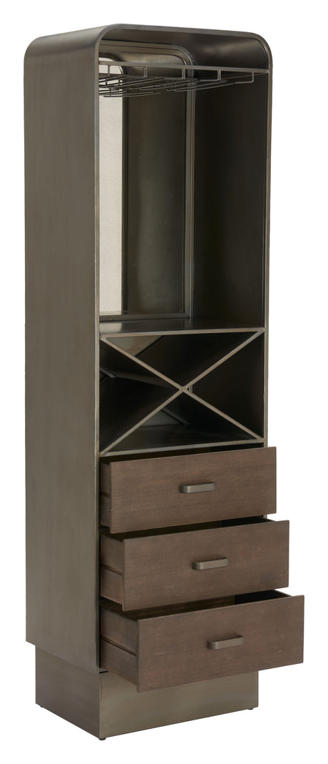 Hole Bronze Bar Cabinet by Zuomod at Eve Furniture