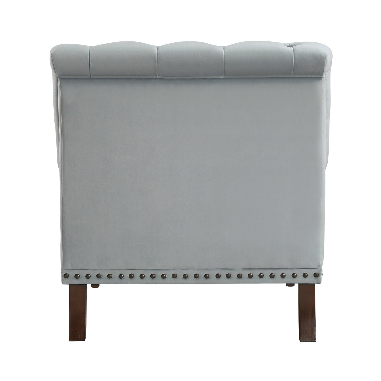 Holland Park Gray Velvet Accent Chair by Homelegance at Eve Furniture