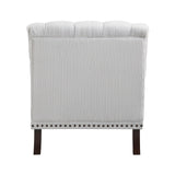 Holland Park Gray/White Accent Chair by Homelegance at Eve Furniture