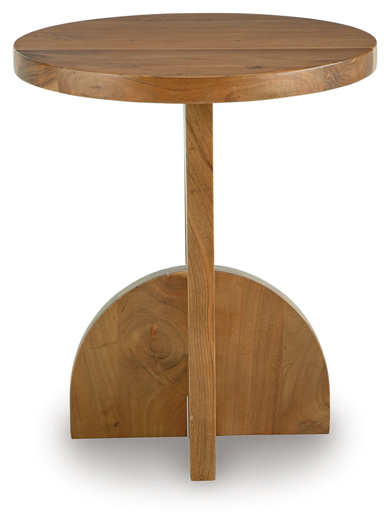 Hollbourne Brown Accent Table by ASHLEY FURNITURE at Eve Furniture