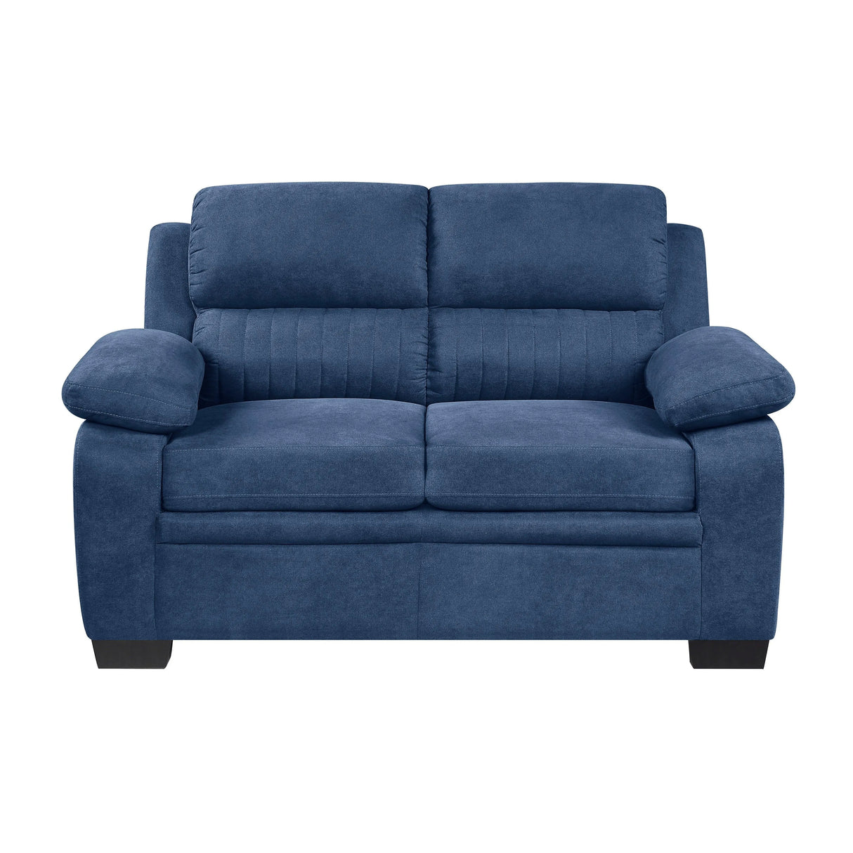 Holleman Blue Loveseat by Homelegance at Eve Furniture